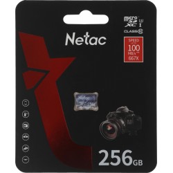 Карта памяти Netac microSDHC P500 ULTRA 256GB (NT02P500ULT-256G-S) (без SD адаптера)