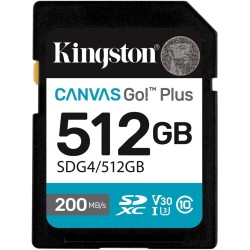 Карта памяти Kingston SDXC Canvas Go! Plus SDG4/512GB V30 512GB