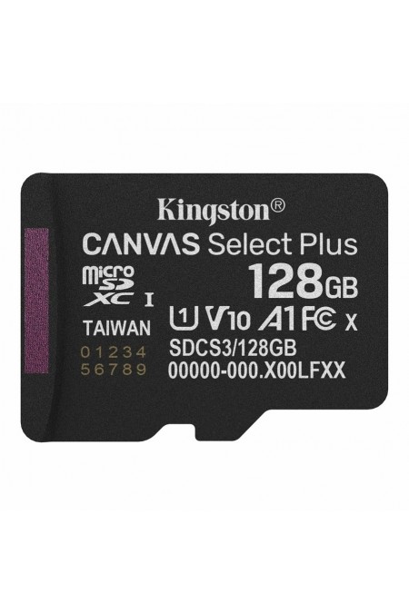Карта памяти Kingston microSDXC Canvas Select Plus V10 A1 128GB 