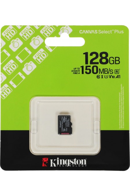 Карта памяти Kingston microSDXC Canvas Select Plus V10 A1 128GB 1