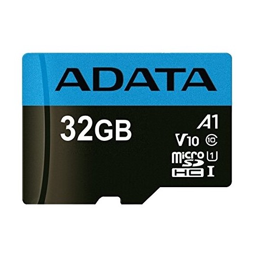 Карта памяти ADATA Premier microSDHC UHS-I U1 V10 A1 Class10 32GB + SD адаптер (AUSDH32GUICL10A1-RA1) (черный) 4