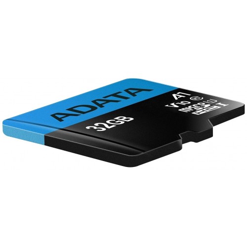 Карта памяти ADATA Premier microSDHC UHS-I U1 V10 A1 Class10 32GB + SD адаптер (AUSDH32GUICL10A1-RA1) (черный) 5