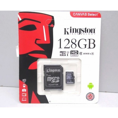 Карта памяти GoPower microSD Class10 UHS-I (U3) V30 128GB + SD адаптер (черный) 1