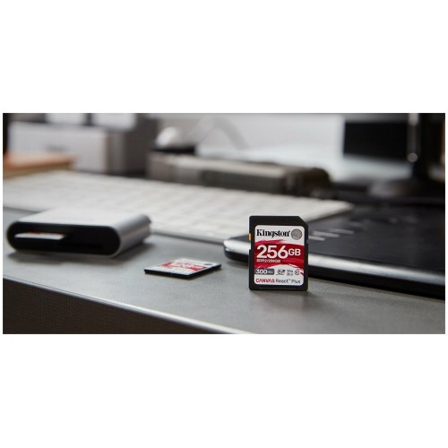 Карта памяти Kingston Canvas React Plus SDXC 256 ГБ Class 10 (черный) 8