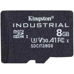 Карта памяти Kingston microSDHC Class10 8GB (SDCIT2/8GBSP) UHS-I без адаптера (черный)