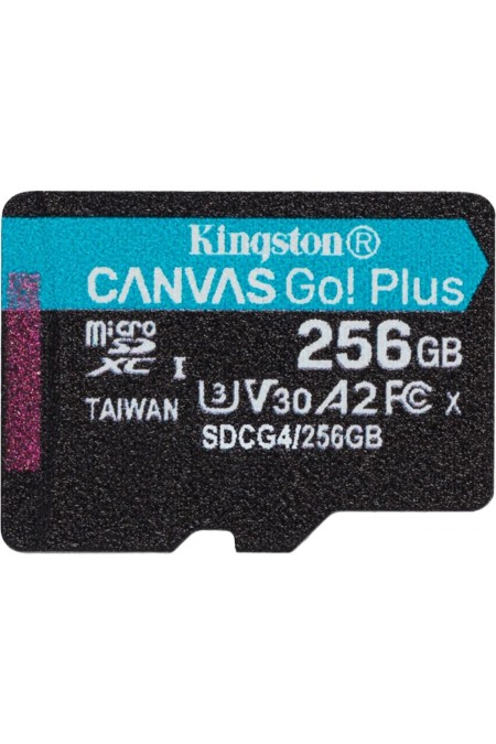 Карта памяти Kingston microSDXC Canvas Go! Plus SDCG4/256GBSP V10 A2 256GB 