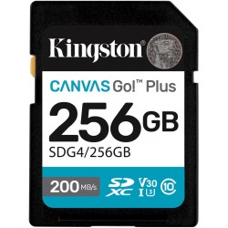 Карта памяти Kingston microSDXC Canvas Go! Plus SDG4/256GB V30 256GB + SD adapter