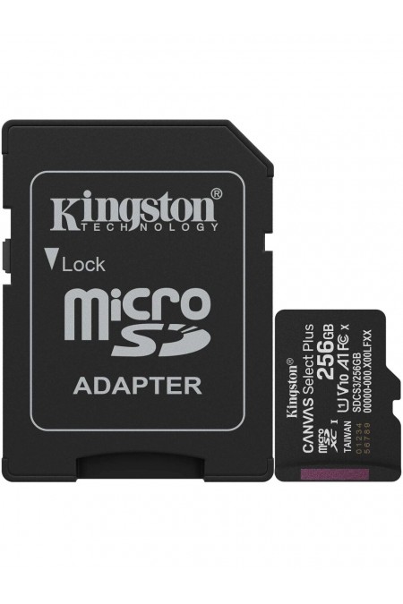 Карта памяти Kingston microSDXC Canvas Select Plus Gen3 256GB (SDCS3/256GB) 
