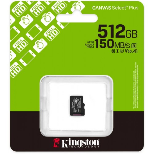 Карта памяти Kingston microSDXC Canvas Select Plus V30 A1 512GB SDCS3/512GBSP 2