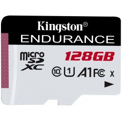 Карта памяти Kingston microSDXC High Endurance SDCE 128GB без адаптера (черный/белый)