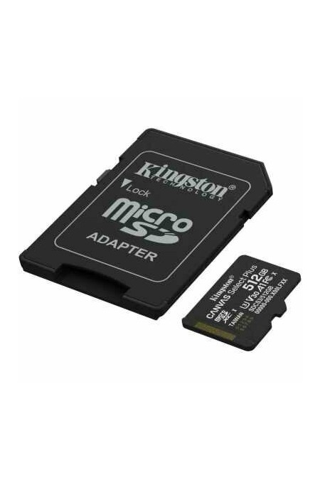 Карта памяти Kingston microSDXC SDCS3/512GB Canvas Select Plus 512GB + SD адаптер 2