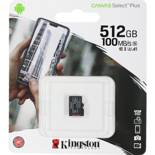 Карта памяти Kingston SDCS2 512GB (SDCS2/512GBSP) (черный) 2