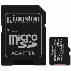 Карта памяти Kingston SDCS2/SP 128GB + SD адаптер (SDCS2/128GB) (черный)