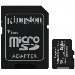 Карта памяти Kingston SDCS2/SP 128GB + SD адаптер (SDCS2/128GB) (черный)