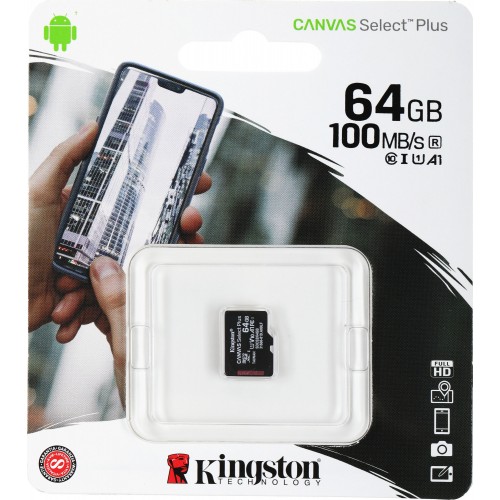 Карта памяти Kingston SDCS2/SP 64GB (SDCS2/64GBSP) (черный) 2