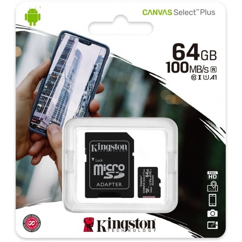 Карта памяти Kingston SDCS2/SP 64GB (SDCS2/64GBSP) (черный) 4