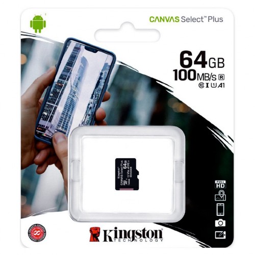 Карта памяти Kingston SDCS2/SP 64GB (SDCS2/64GBSP) (черный) 8