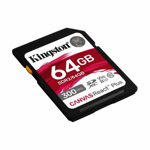 Карта памяти Kingston SDHC UHS-I Class U3 V90 DR2/64GB (черный) 3