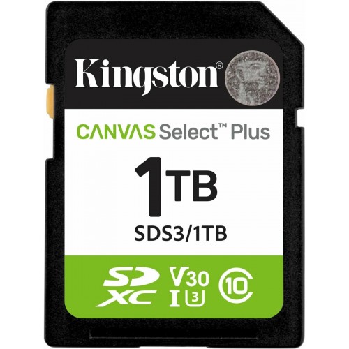 Карта памяти Kingston SDXC Canvas Select Plus V30 1TB SDS3/1TB 3