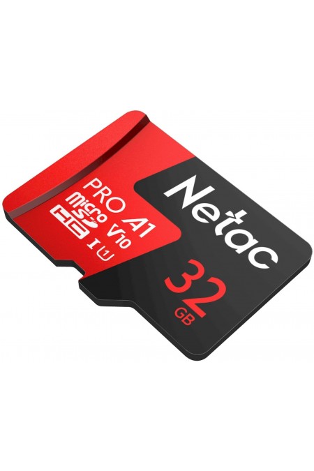 Карта памяти Netac MicroSD P500 Extreme Pro (NT02P500PRO-032G-S) 32GB (красный) 2
