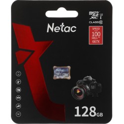 Карта памяти Netac microSDHC P500 ULTRA 128GB (NT02P500ULT-128G-S)