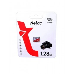 Карта памяти Netac P500 ECO MicroSDHC Class 10 UHS-I NT02P500ECO-128G-S 128GB (без SD адаптера) (красный/белый)