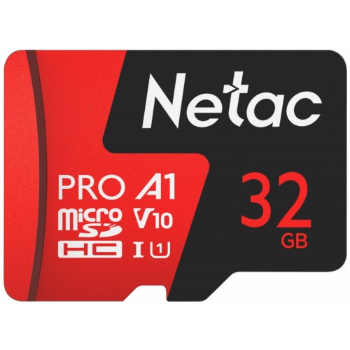 Карта памяти Netac P500 ECO MicroSDHC Class 10 UHS-I NT02P500ECO-128G-S 128GB (без SD адаптера) (красный/белый) 2