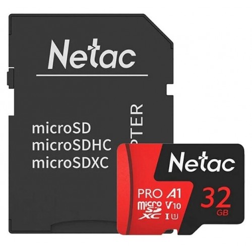 Карта памяти Netac P500 ECO MicroSDHC Class 10 UHS-I NT02P500ECO-128G-S 128GB (без SD адаптера) (красный/белый) 4