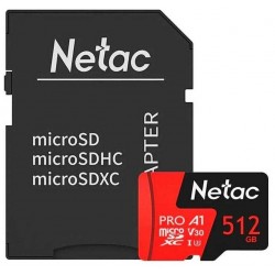 Карта памяти Netac P500 Extreme Pro 512GB (NT02P500PRO-512G-S) (черный)