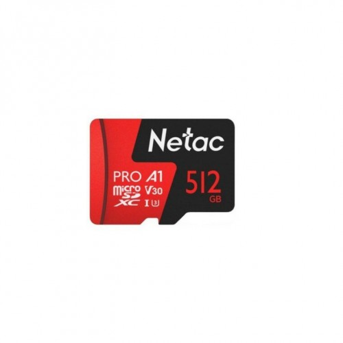Карта памяти Netac P500 Extreme Pro 512GB + SD адаптер (NT02P500PRO-512G-R) (красный) 4
