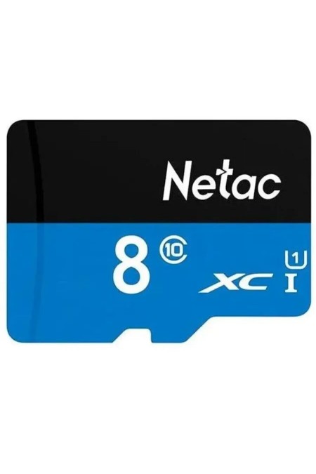 Карта памяти Netac P500 microSDHC 8GB (NT02P500STN-008G-S) (черный) 