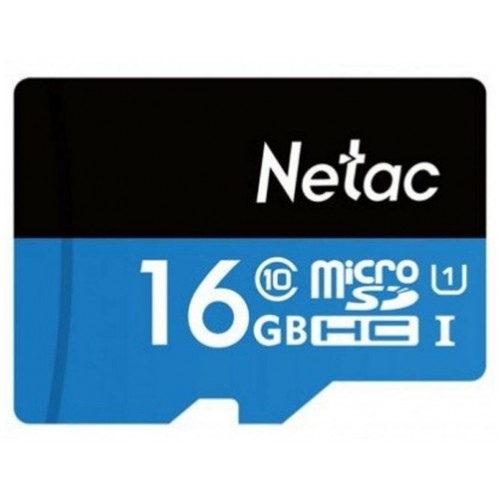 Карта памяти Netac P500 MicroSDHC Class 10 UHS-I 80MB/s 16GB (NT02P500STN-016G-S) (черный) 2