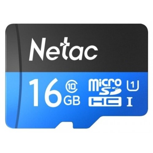 Карта памяти Netac P500 Standard 16GB + SD adapter (NT02P500STN-016G-R) (красный) 