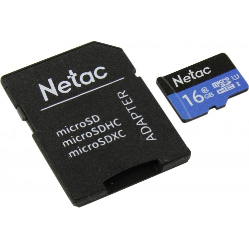 Карта памяти Netac P500 Standard 16GB + SD adapter (NT02P500STN-016G-R) (красный) 7