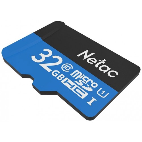 Карта памяти Netac P500 Standard 32GB + SD adapter (NT02P500STN-032G-R) (красный) 1
