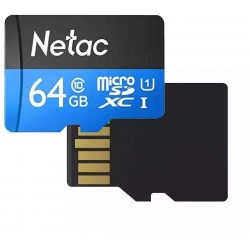 Карта памяти Netac P500 Standard 64GB (NT02P500STN-064G-S) (черный)