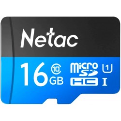 Карта памяти Netac P500 ULTRA microSDHC 16GB (NT02P500ULT-016G-S)