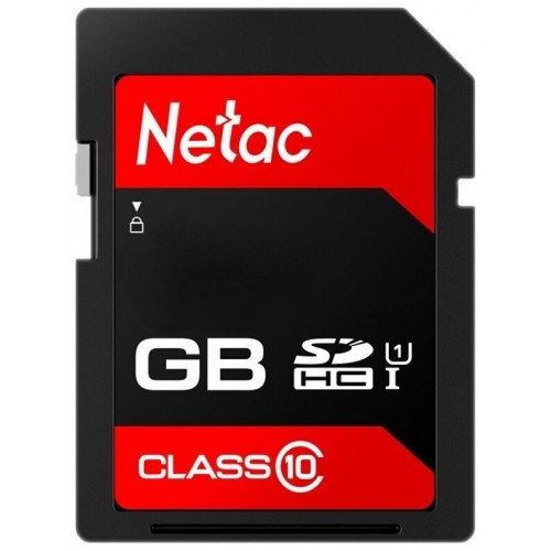 Карта памяти Netac P600 Сlass 10 NT02P600STN-008G-R 8GB (черный/красный) 1