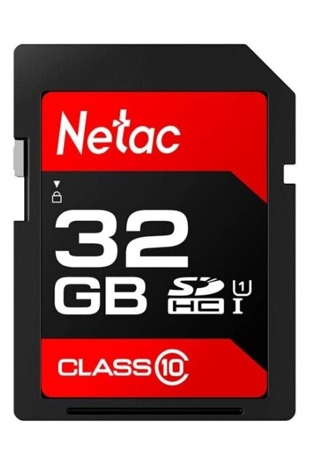 Карта памяти Netac P600 Standard SDHC 32GB (NT02P600STN-032G-R) (черный) 
