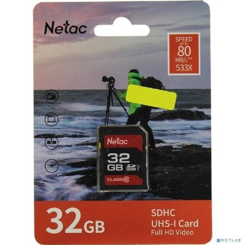Карта памяти Netac P600 Standard SDHC 32GB (NT02P600STN-032G-R) (черный) 7