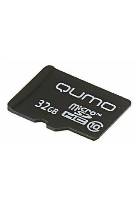 Карта памяти Qumo microSDHC class 10 UHS-I U1 32GB (QM32GMICSDHC10U1NA) (черный) 1