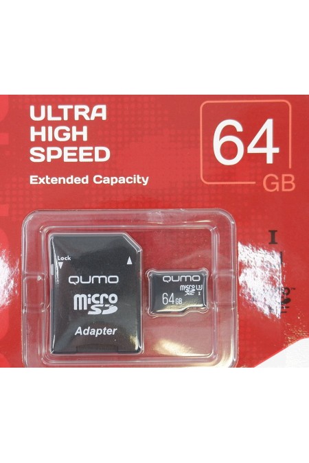 Карта памяти QUMO MicroSDXC 90/45 МБ/с UHS-I U3 Pro seria 3.0 64GB + (SD адаптер) (QM64GMICSDXC10U3) 7