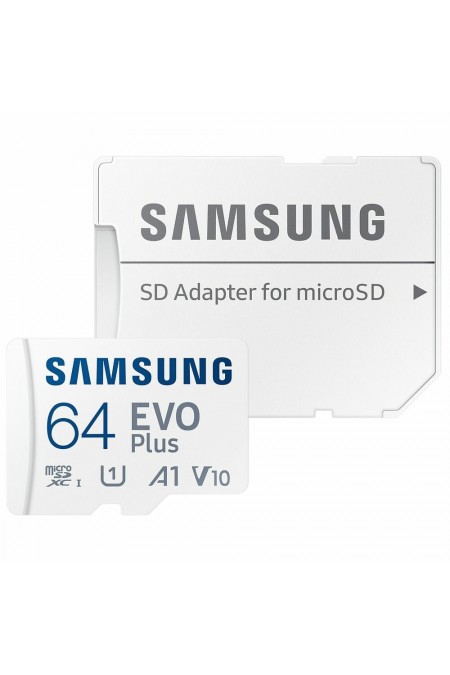 Карта памяти Samsung MicroSDXC 64GB (MB-MC64SA/EU) + SD адаптер 1