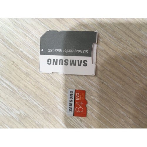 Карта памяти Samsung microSDXC EVO Plus 64GB + SD адаптер (MB-MC64SA/APC) (белый) 7