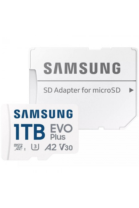 Карта памяти Samsung MicroSDXC EVO Plus MB-MC1T0SA/KR 1TB A2 U3 V30 +SD адаптер 1