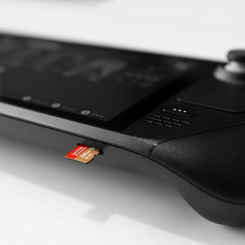 Карта памяти Sandisk Extreme microSDXC Class 10 UHS-I A2 C10 V30 U3 512GB (SDSQXAV-512G-GN6MN) (красный/золотой) 4