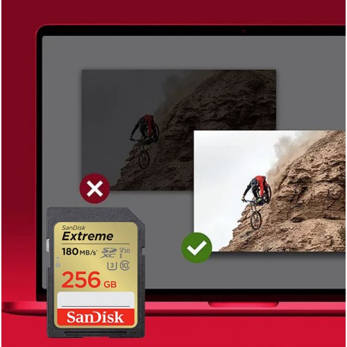 Карта памяти SanDisk Extreme (SDSDXVV-256G-GNCIN) 256GB (черный) 6