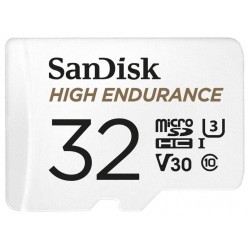 Карта памяти SanDisk High Endurance microSDXC Class 10 32GB (SDSQQNR-032G-GN6IA) (белый)