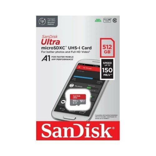 Карта памяти SANDISK MICRO SDXC 512GB UHS-I (SDSQUNR-512G-GN3MN) 3