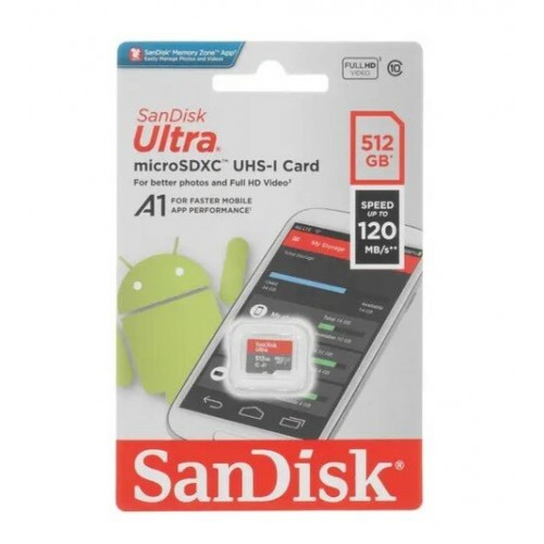 Карта памяти SANDISK MICRO SDXC 512GB UHS-I (SDSQUNR-512G-GN3MN) 4